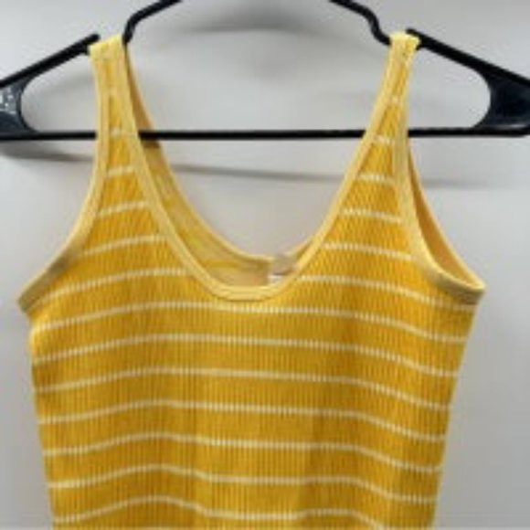 Urban Outfitters Out From Under Yellow & White Striped Thong Bodysuit Size M/L - Picture 3 of 11